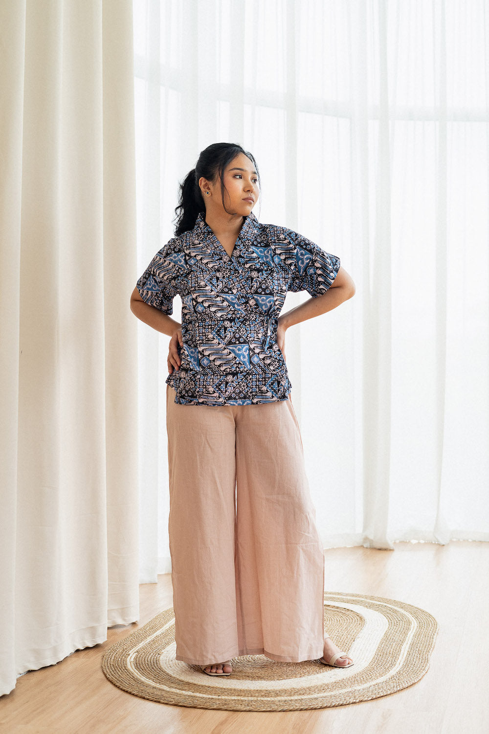 Batik Wrap Blouse | Tambal