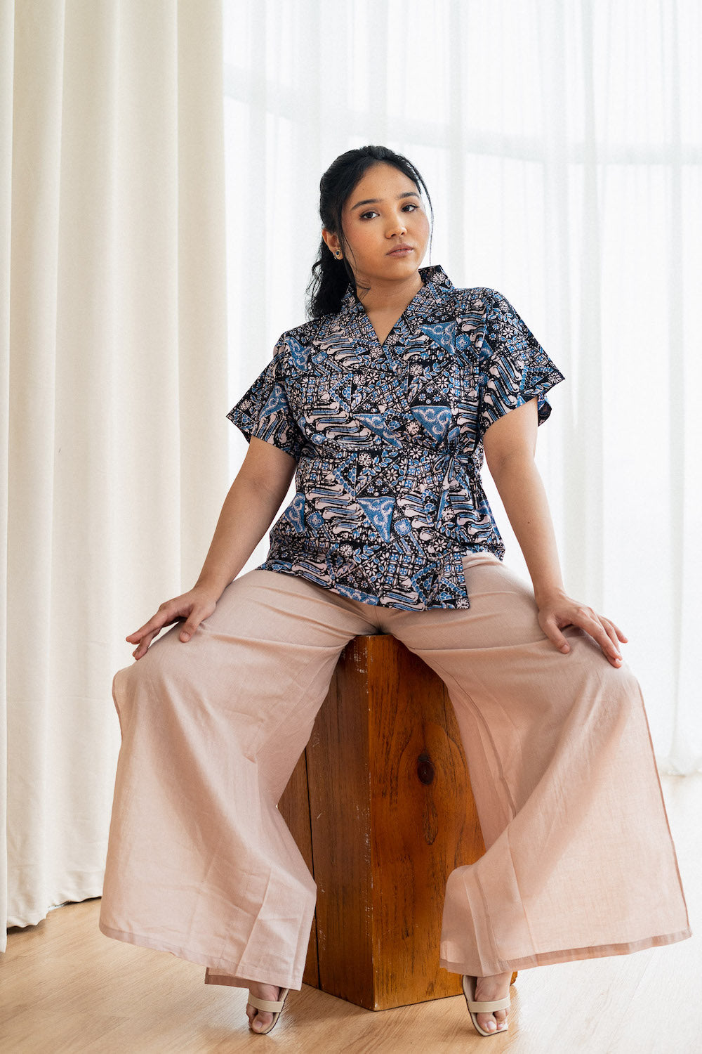 Batik Wrap Blouse | Tambal