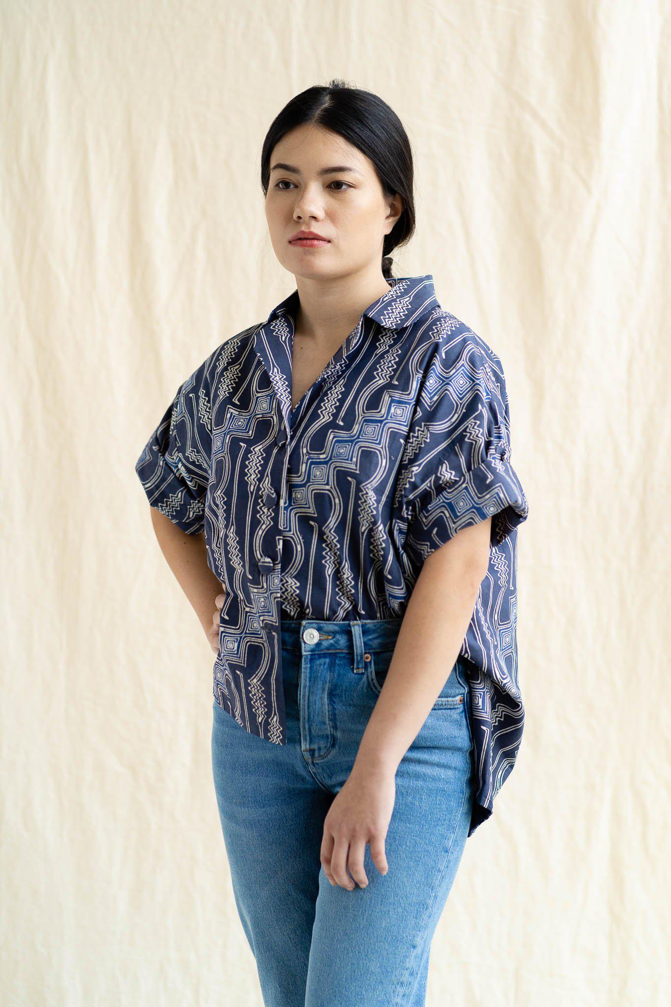 Batik Cocoon Shirt | Indra