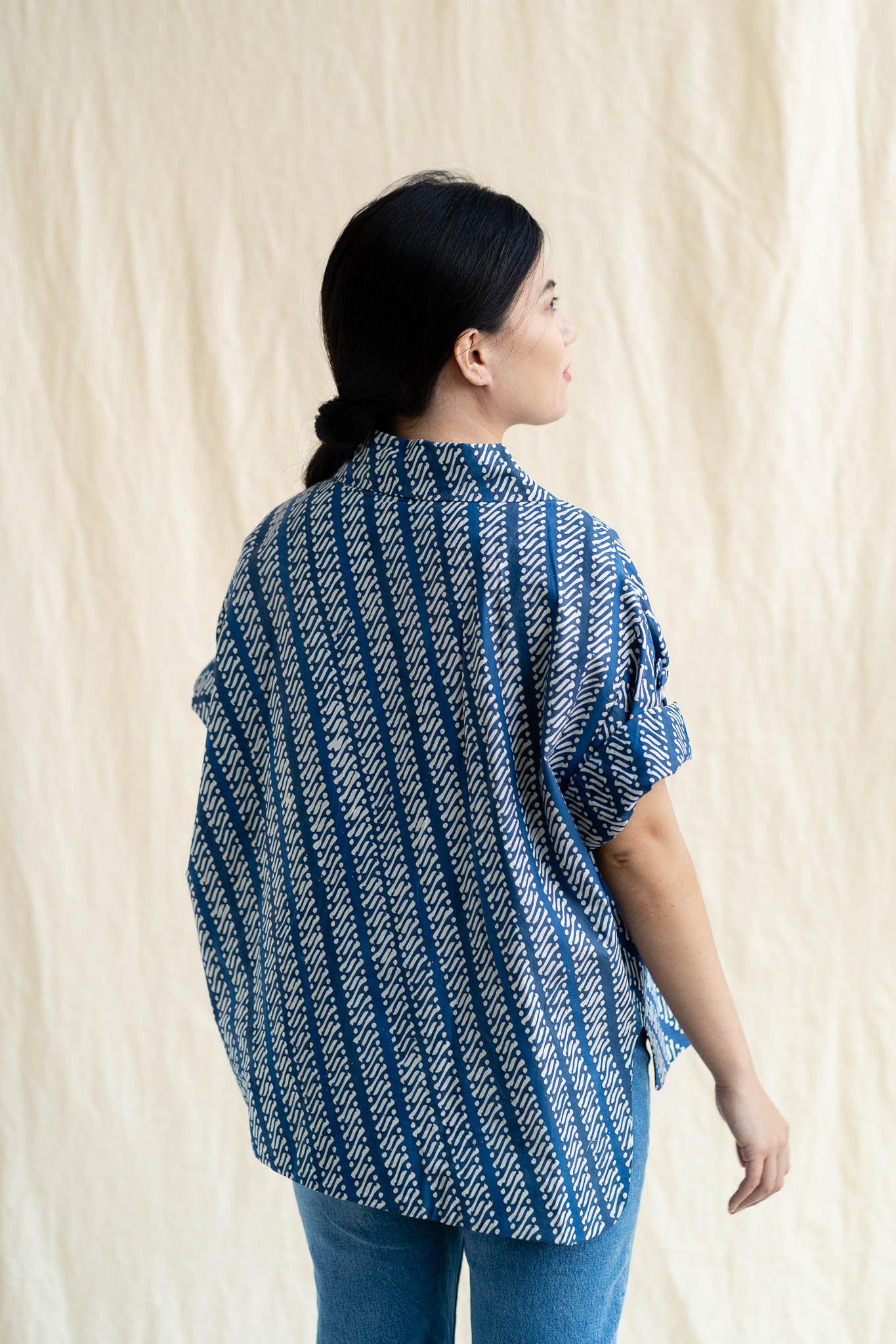 Batik Cocoon Shirt | Parang II