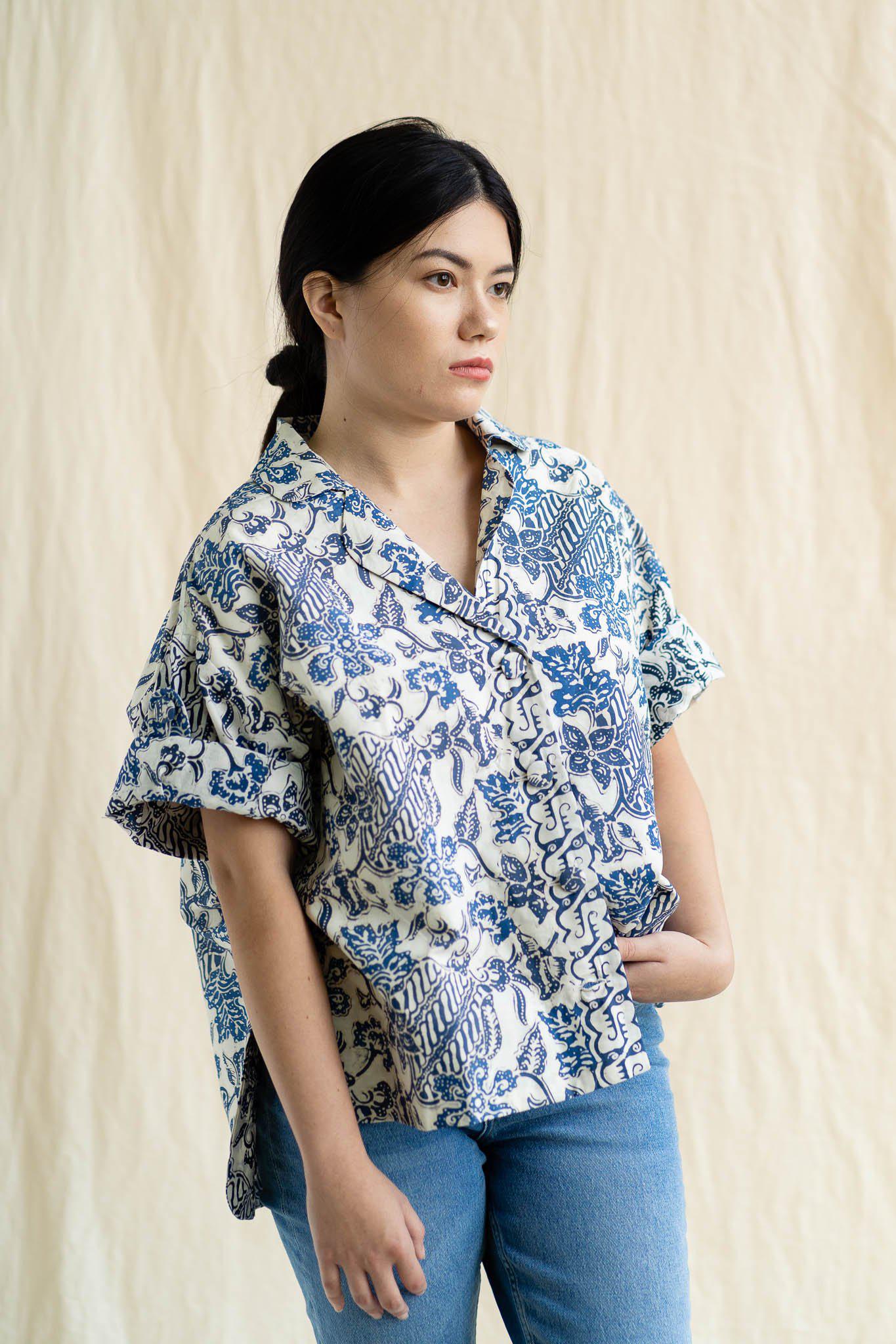 Batik Cocoon Shirt | Puspa