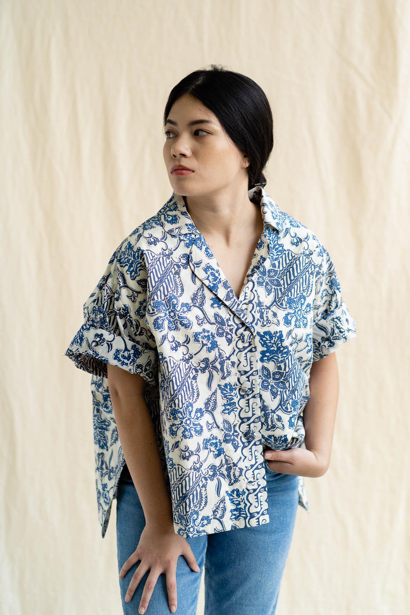 Batik Cocoon Shirt | Puspa