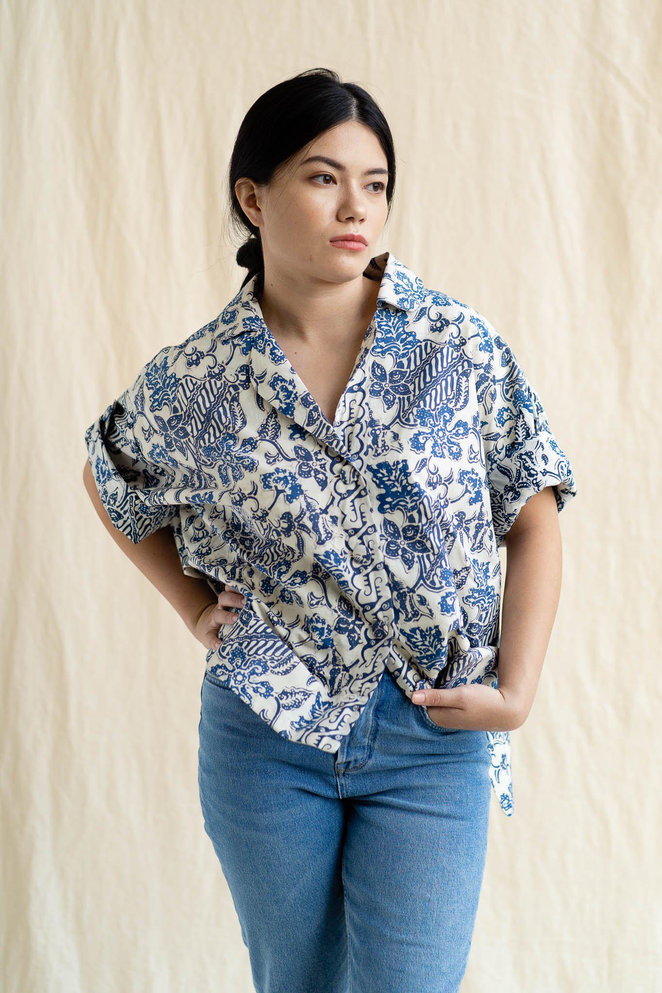 Batik Cocoon Shirt | Puspa