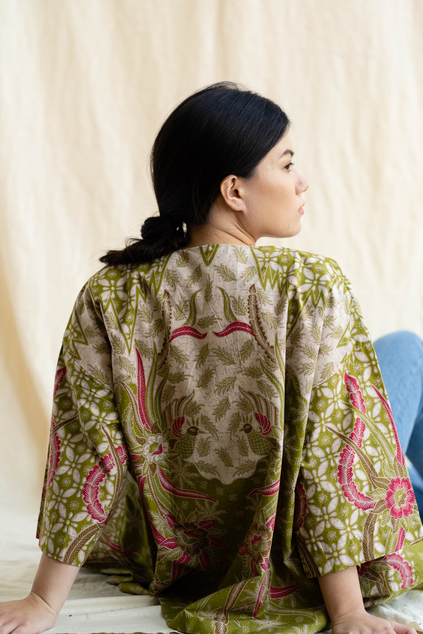 Batik Open Jacket | Vana from Singapore ethical designer Gypsied
