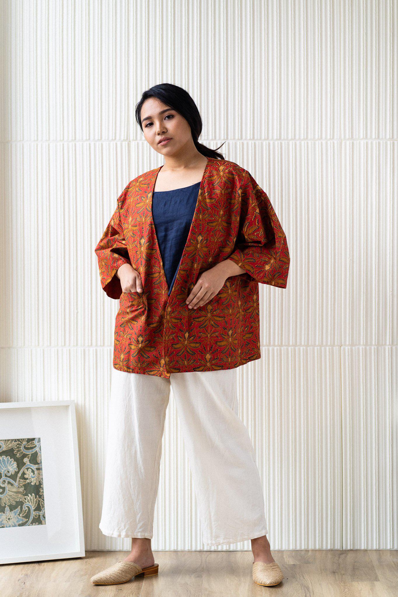 Batik Open Jacket | Aksara