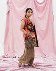 Batik Long Line Vest | Mayura III