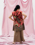 Batik Long Line Vest | Mayura III