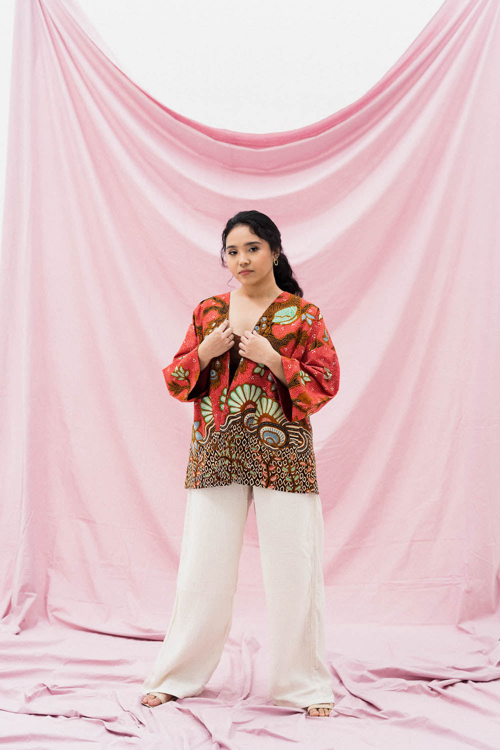 Batik Open Jacket | Mayura III