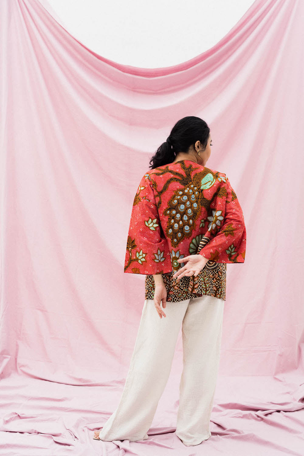 Batik Open Jacket | Mayura III