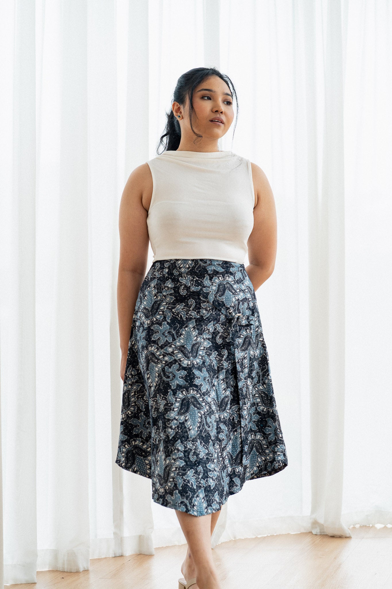 Batik Cascade Skirt | Lestari