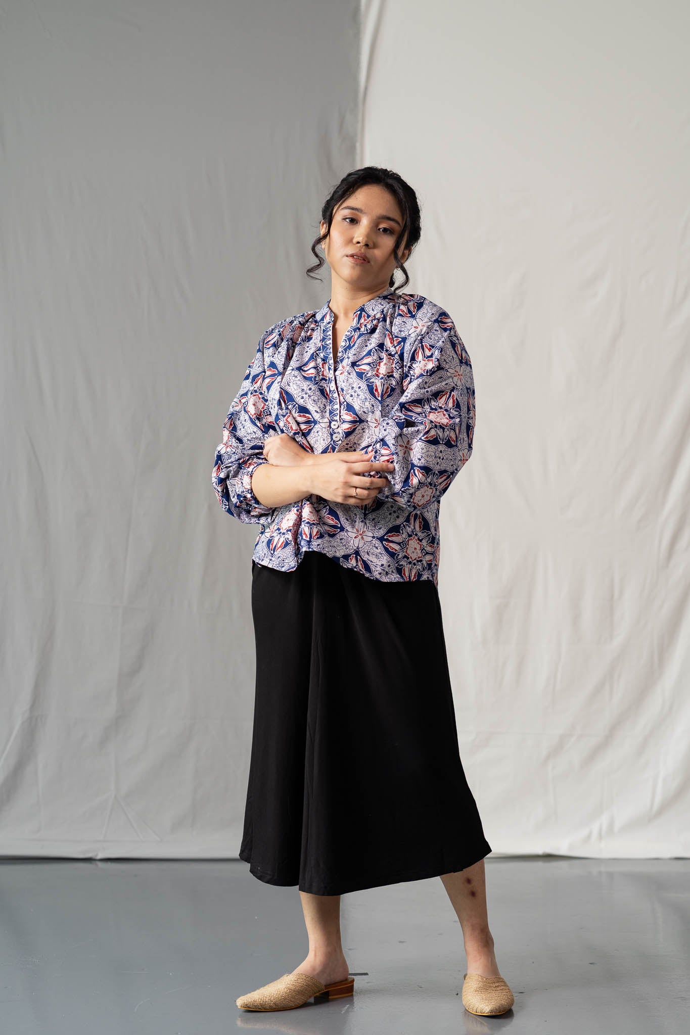 Batik Poet Blouse | Nakhoda