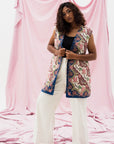 Batik Long Line Vest | Semerbak III