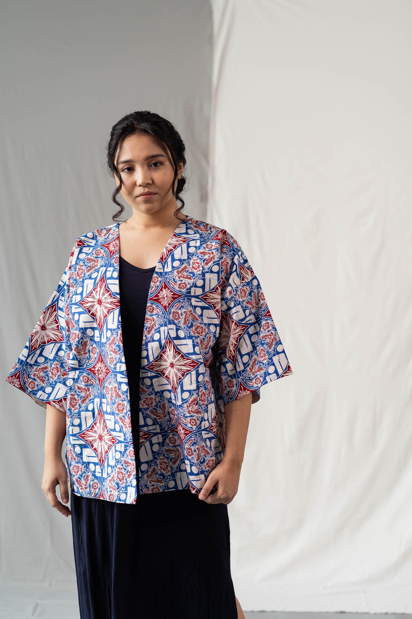 Batik Open Jacket | Sri Temasek