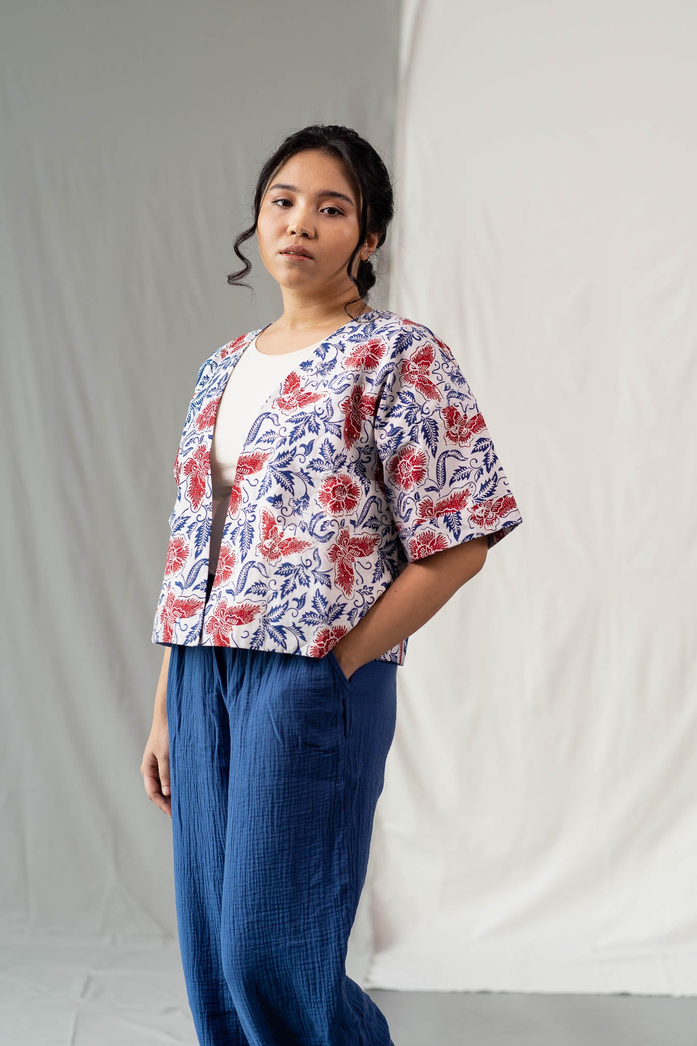 Batik Crop Jacket | Tasik