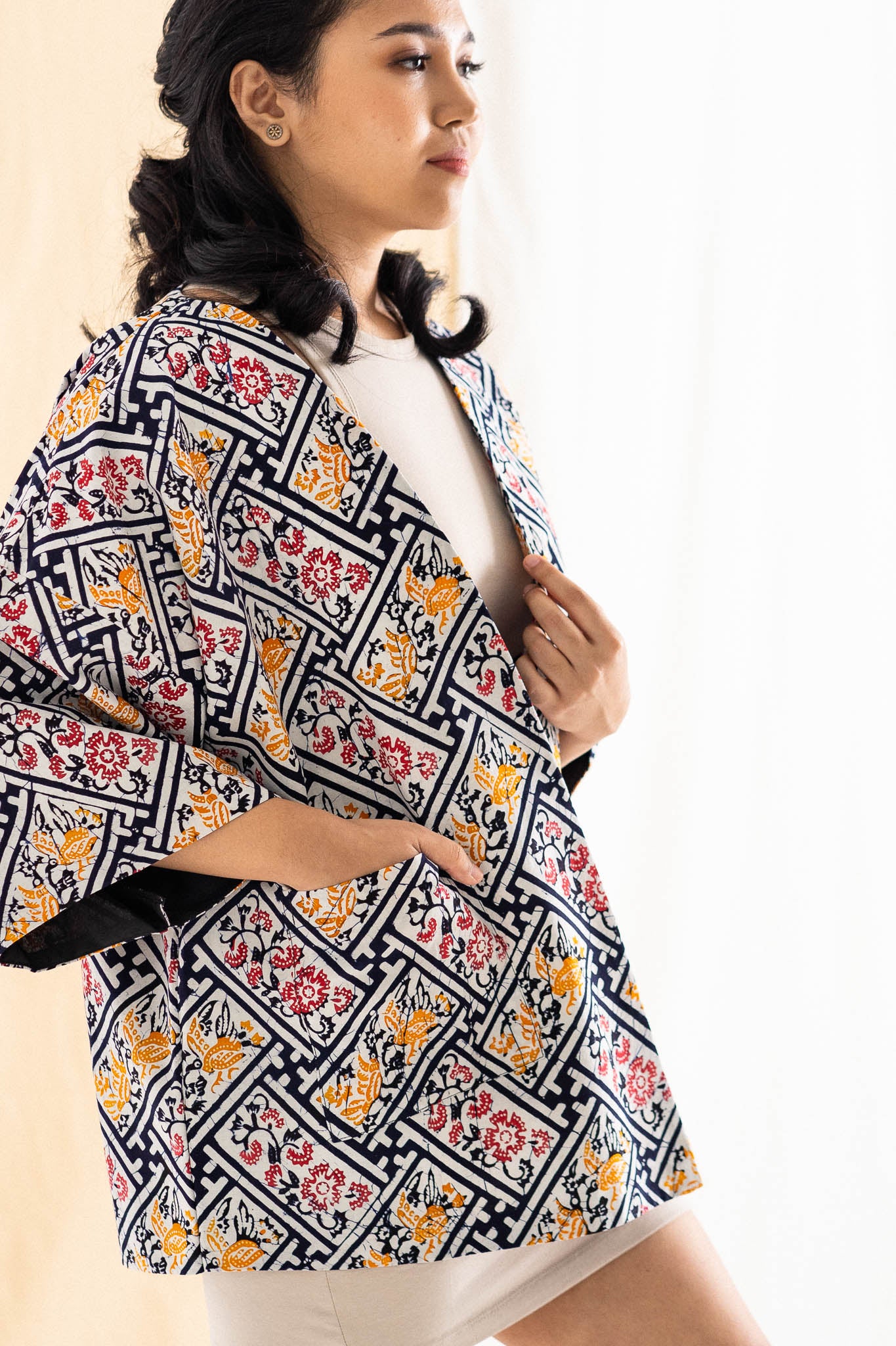 Batik Open Jacket | Bata Cahaya