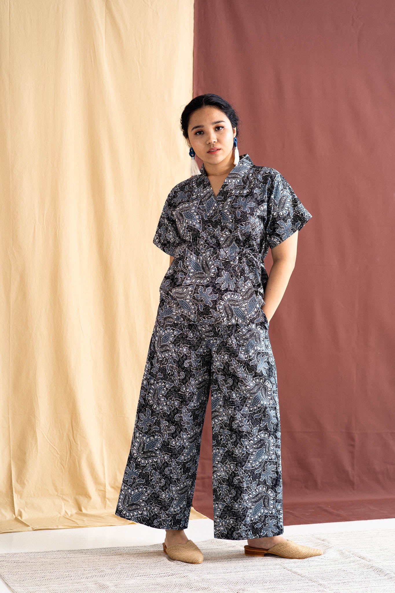 Batik Drawstring Culottes | Lestari