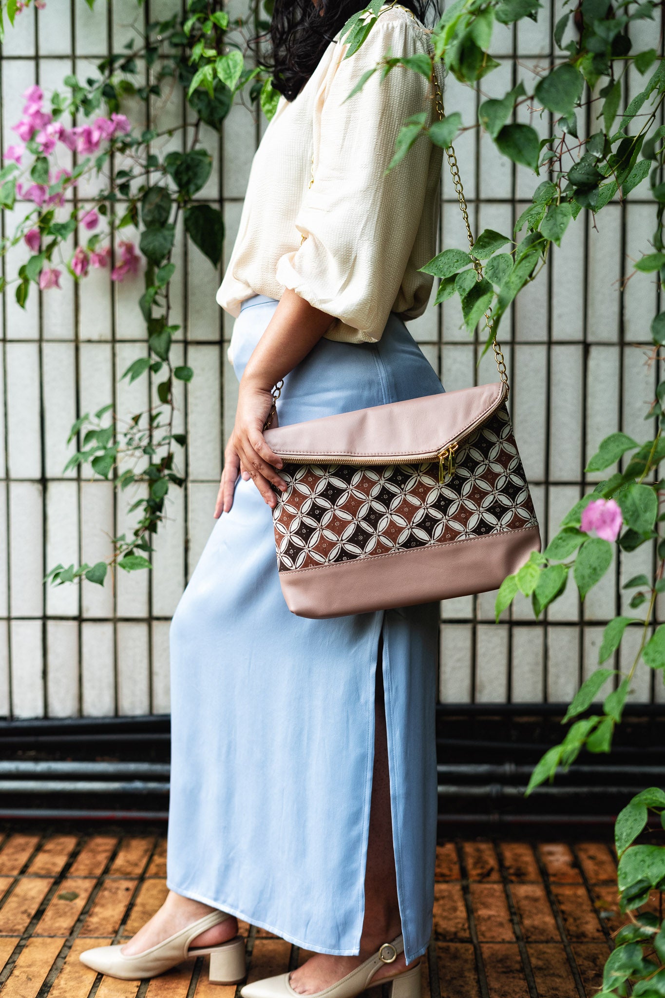 Batik Irama Classy Shoulder Bag from Singapore ethical designer Gypsied