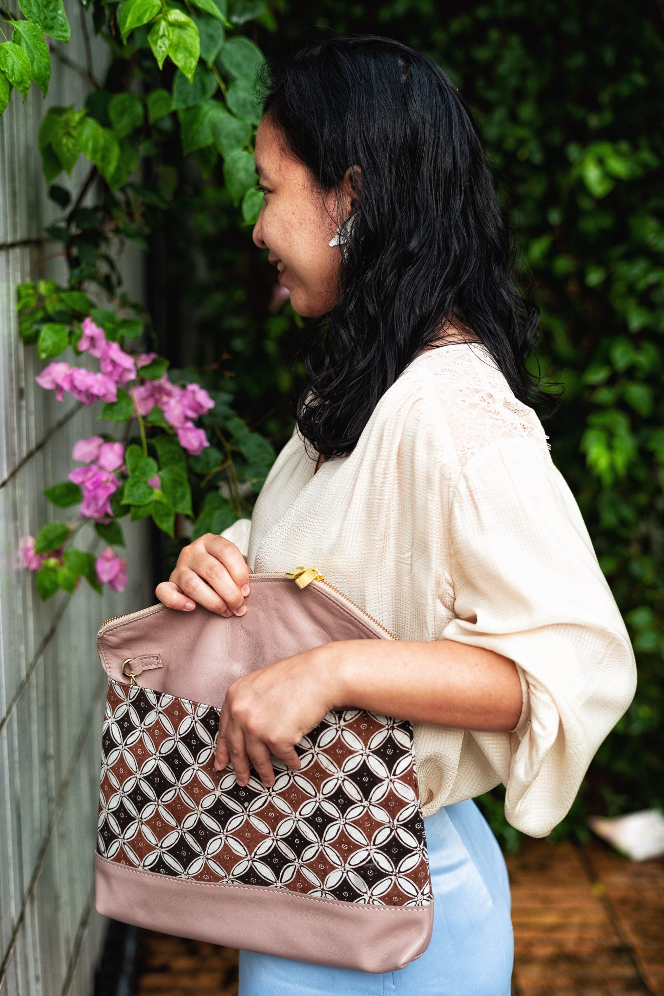 Batik Irama Classy Shoulder Bag from Singapore ethical designer Gypsied