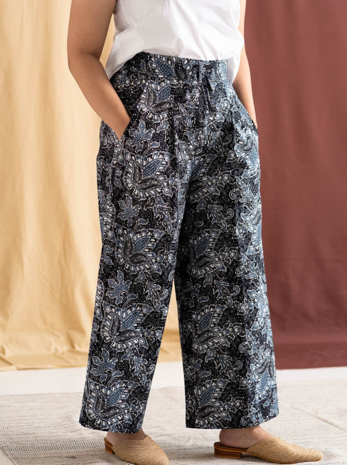 Batik Drawstring Culottes | Lestari