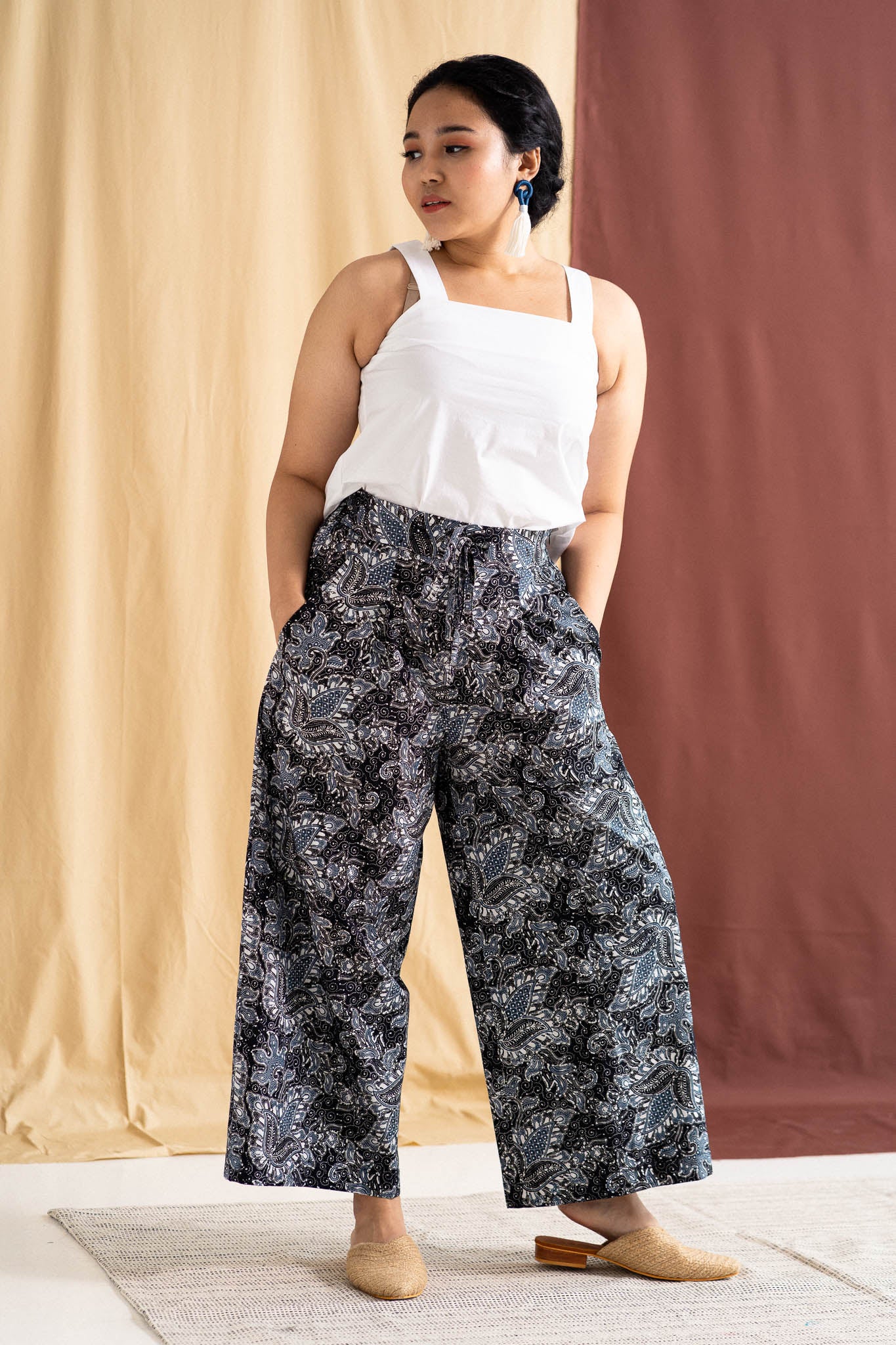 Batik Drawstring Culottes | Lestari