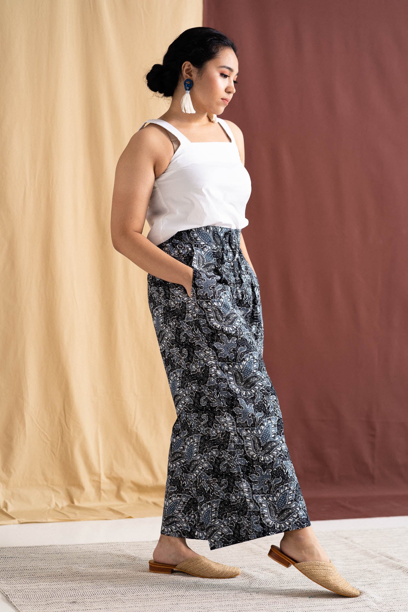 Batik Drawstring Culottes | Lestari