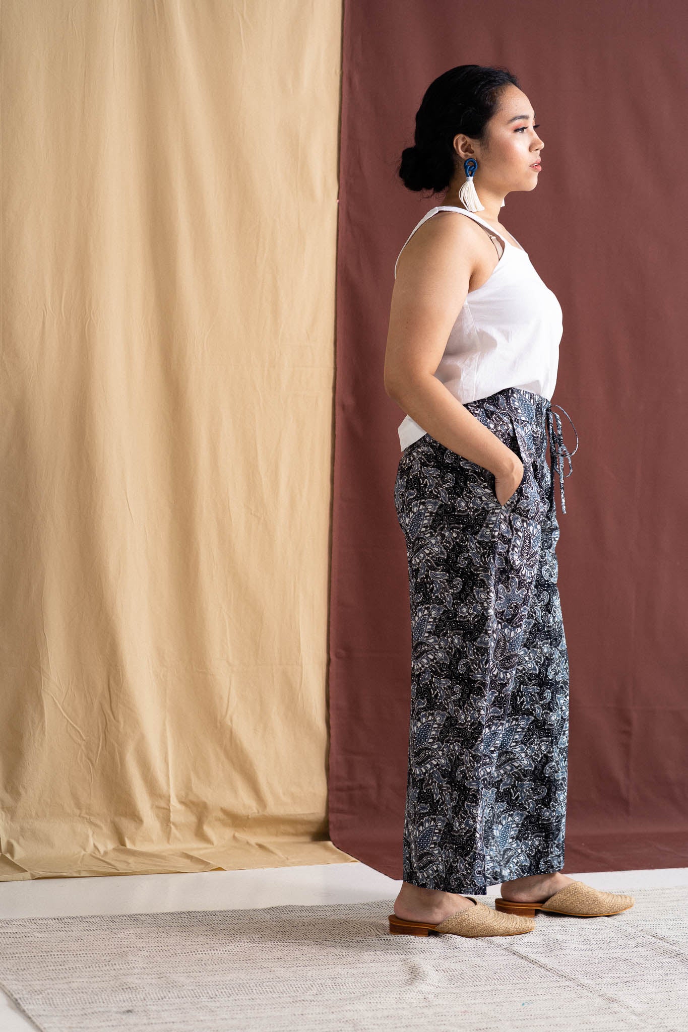 Batik Drawstring Culottes | Lestari
