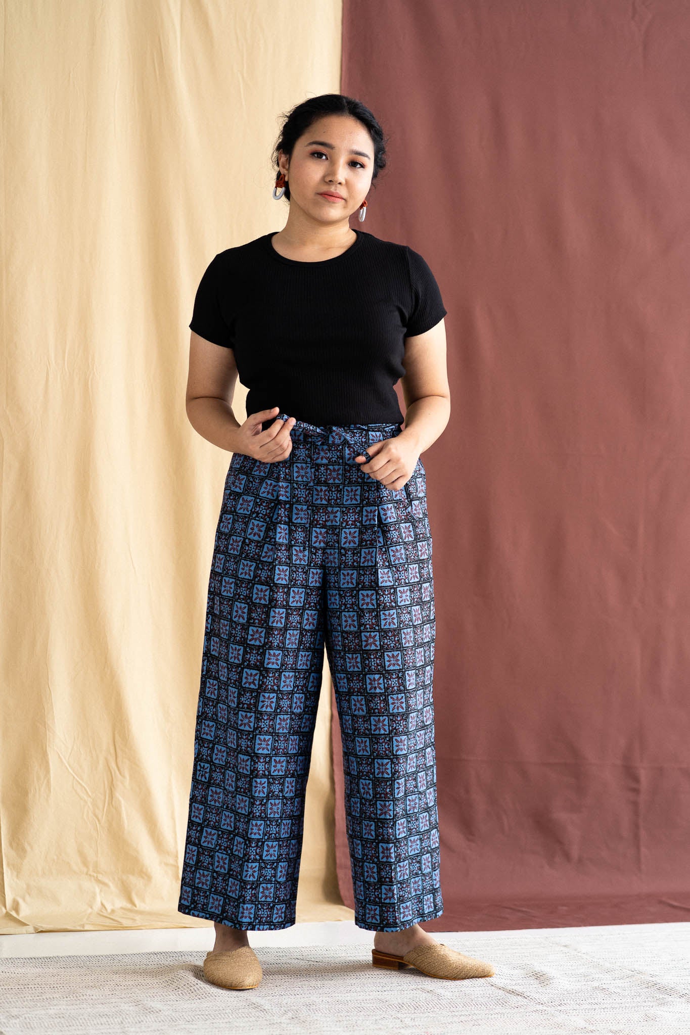 Batik Drawstring Culottes | Semula Ocean