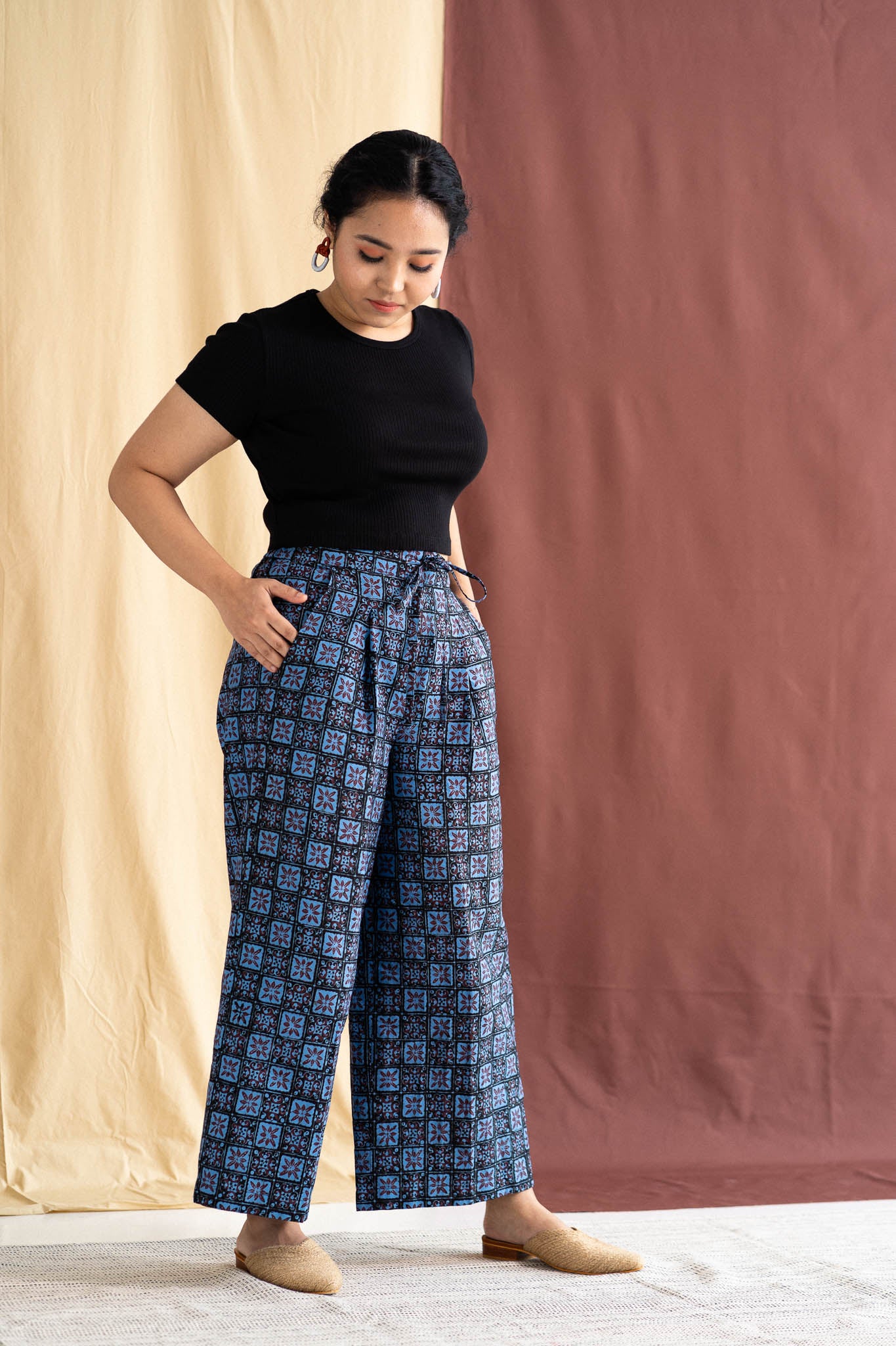 Batik Drawstring Culottes | Semula Ocean