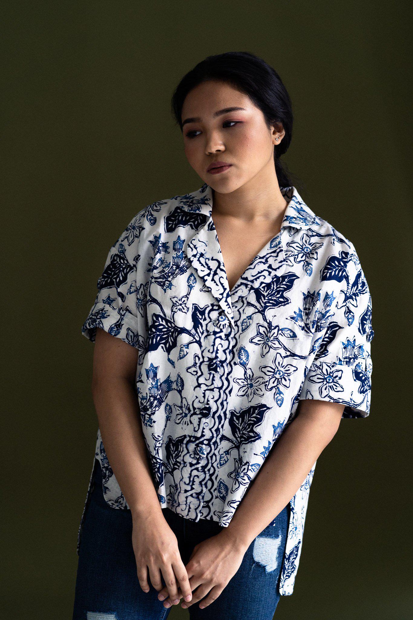 Batik Cocoon Shirt | Puspa II