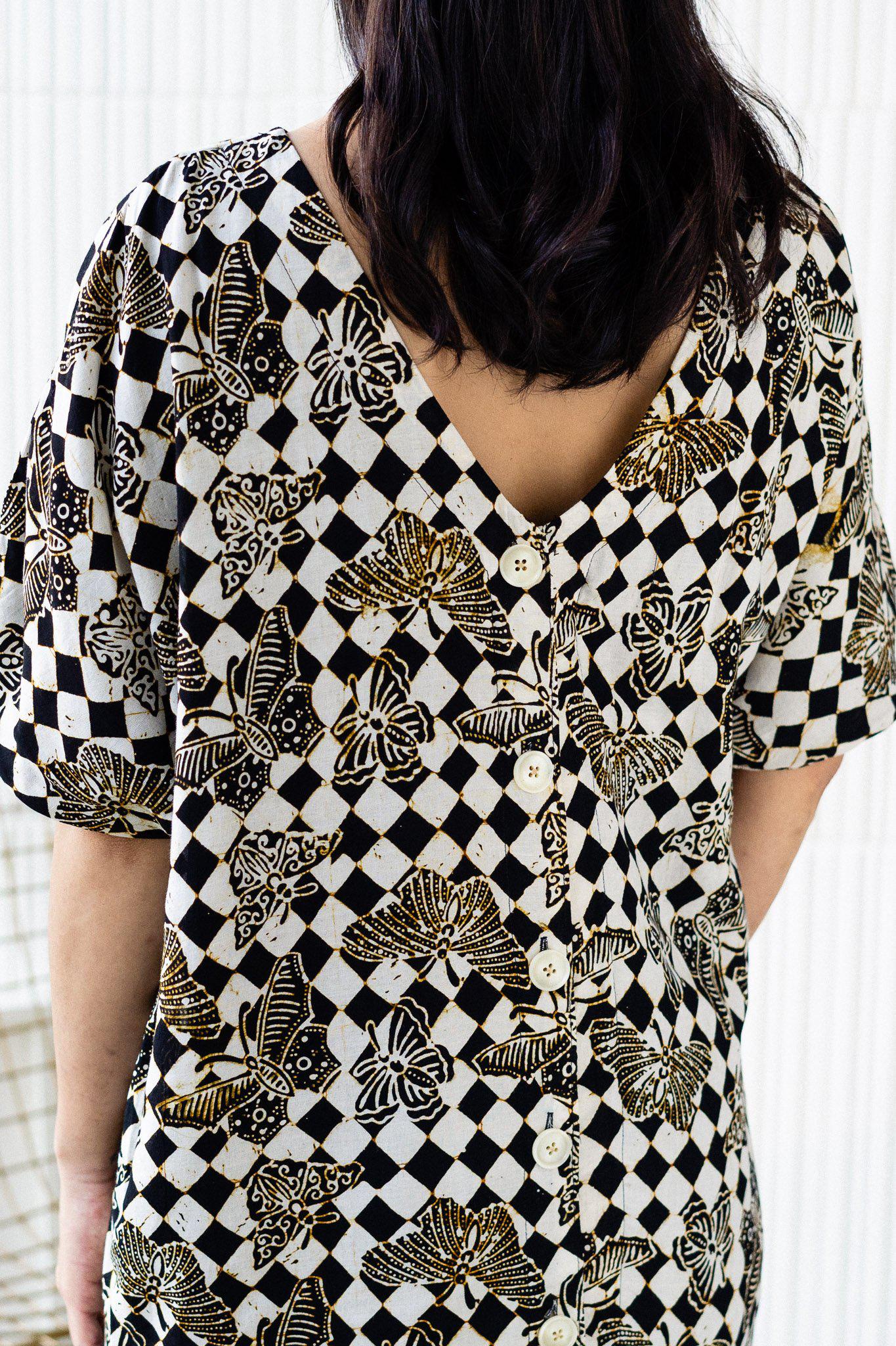 Batik Cocoon Dress | Dewi