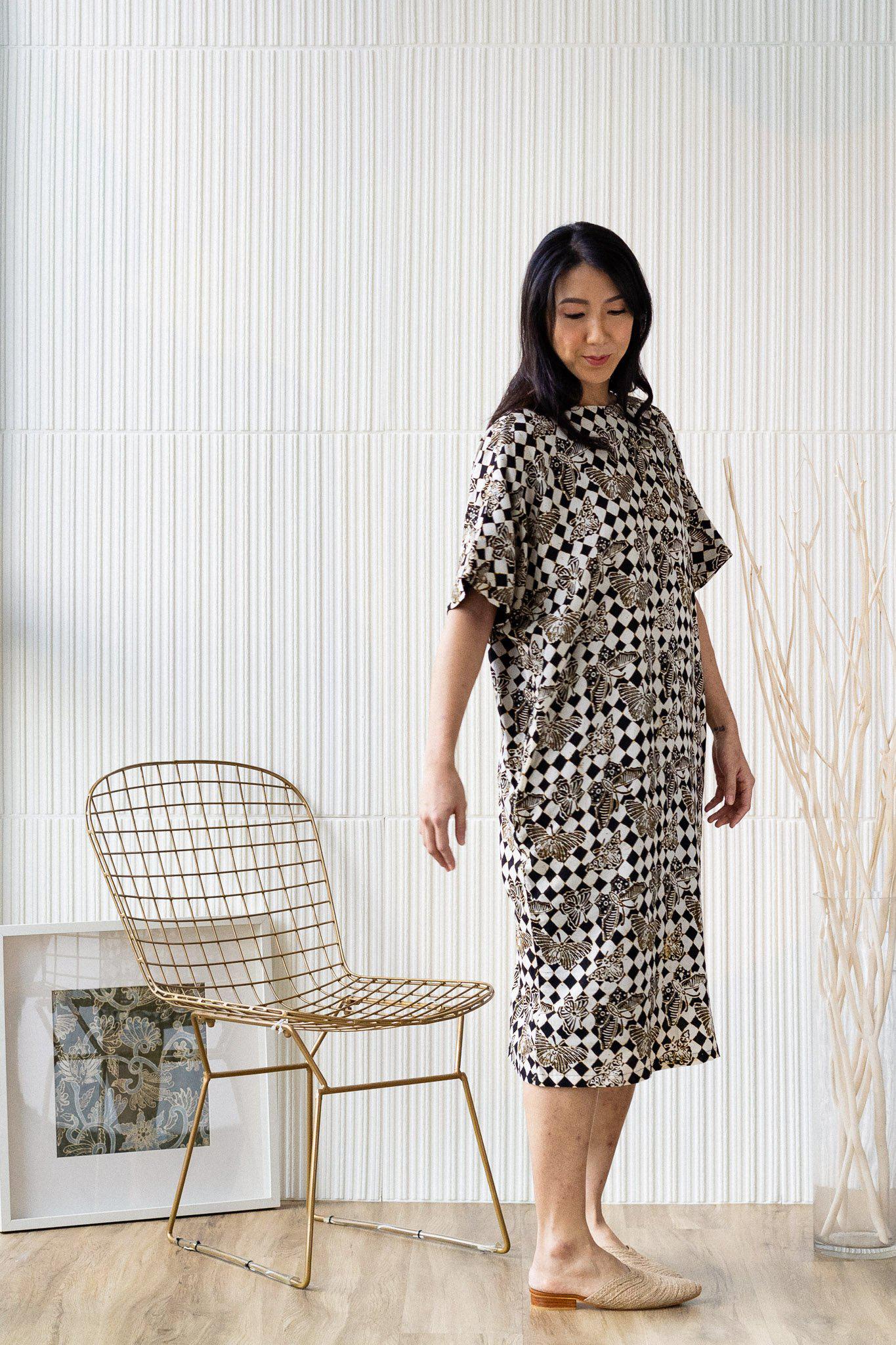 Batik Cocoon Dress | Dewi