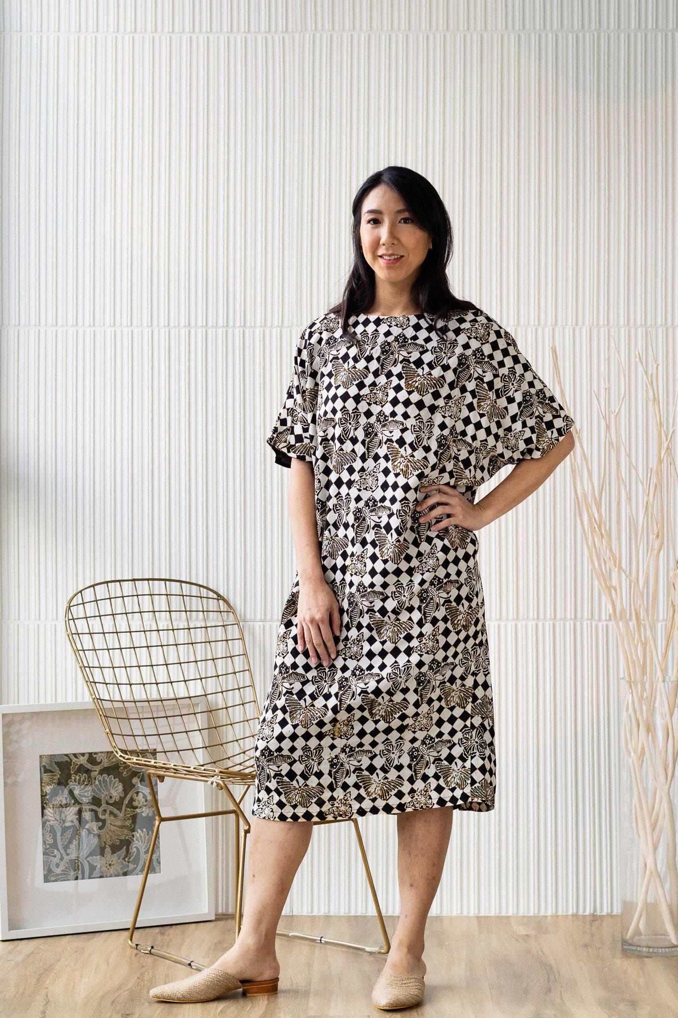 Batik Cocoon Dress | Dewi