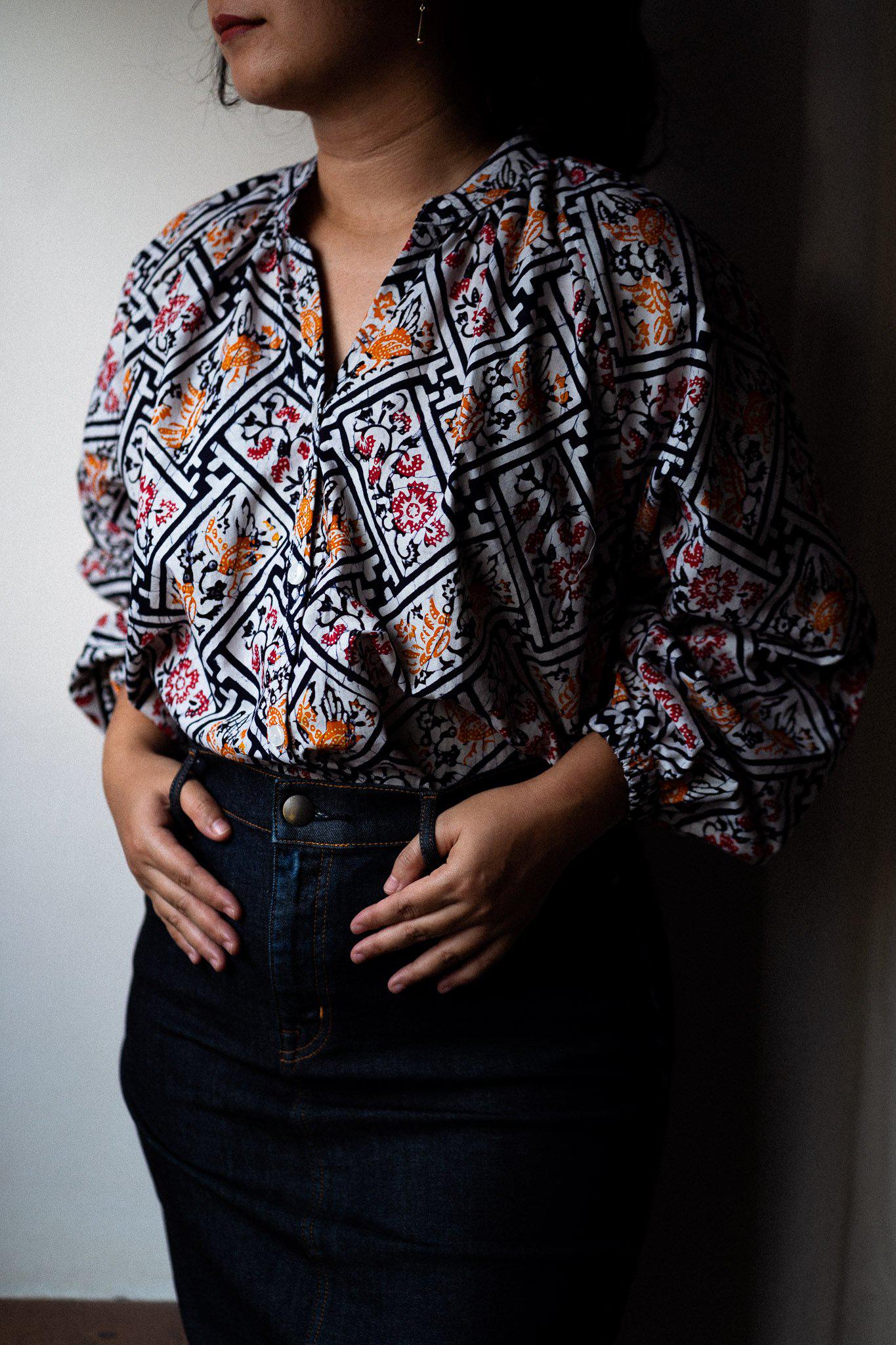 Batik Poet Blouse | Bata Cahaya