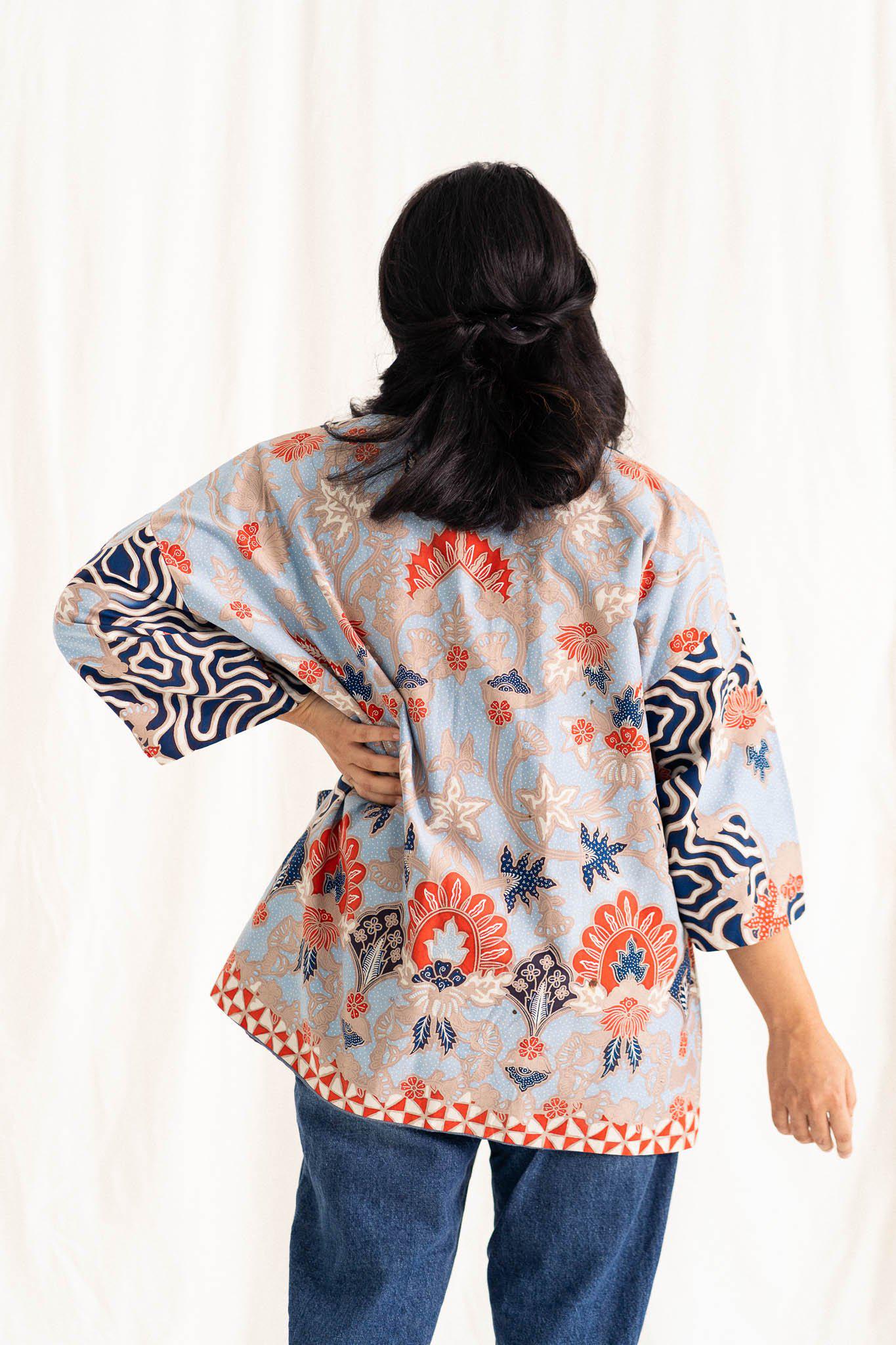 Batik Open Jacket | Semerah