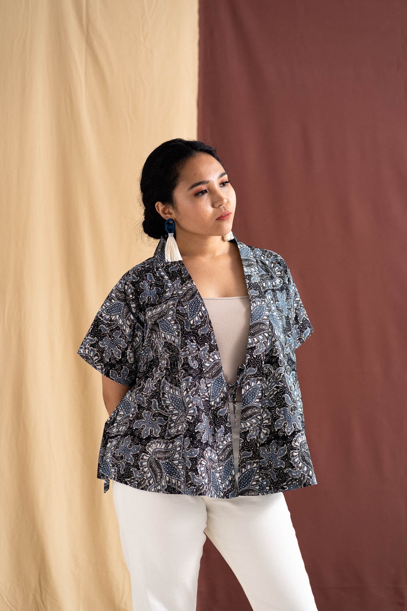 Batik Wrap Blouse | Lestari