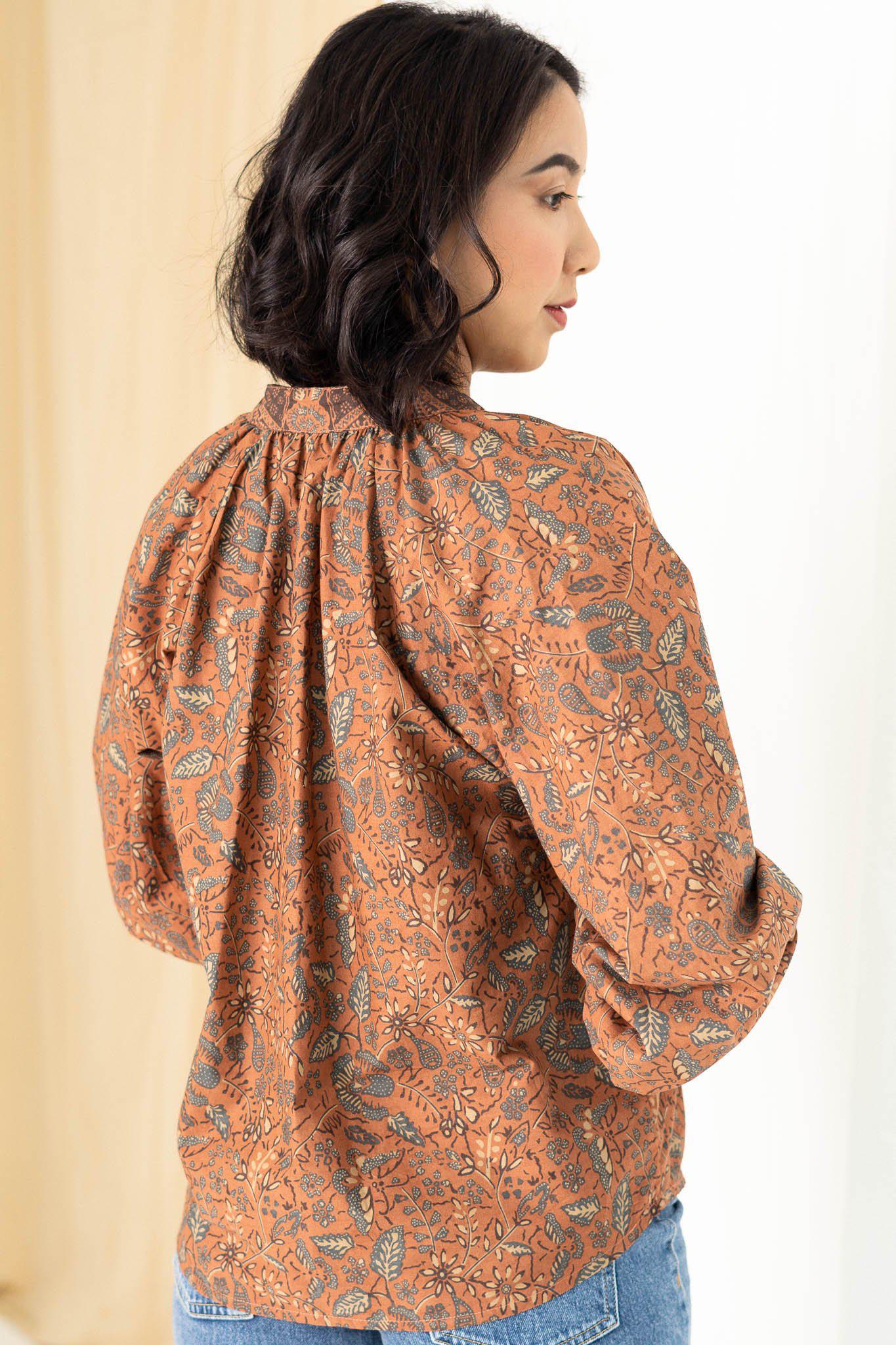 Batik Poet Blouse | Ria