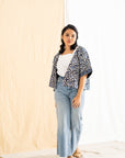 Batik Crop Jacket | Teduh Indigo