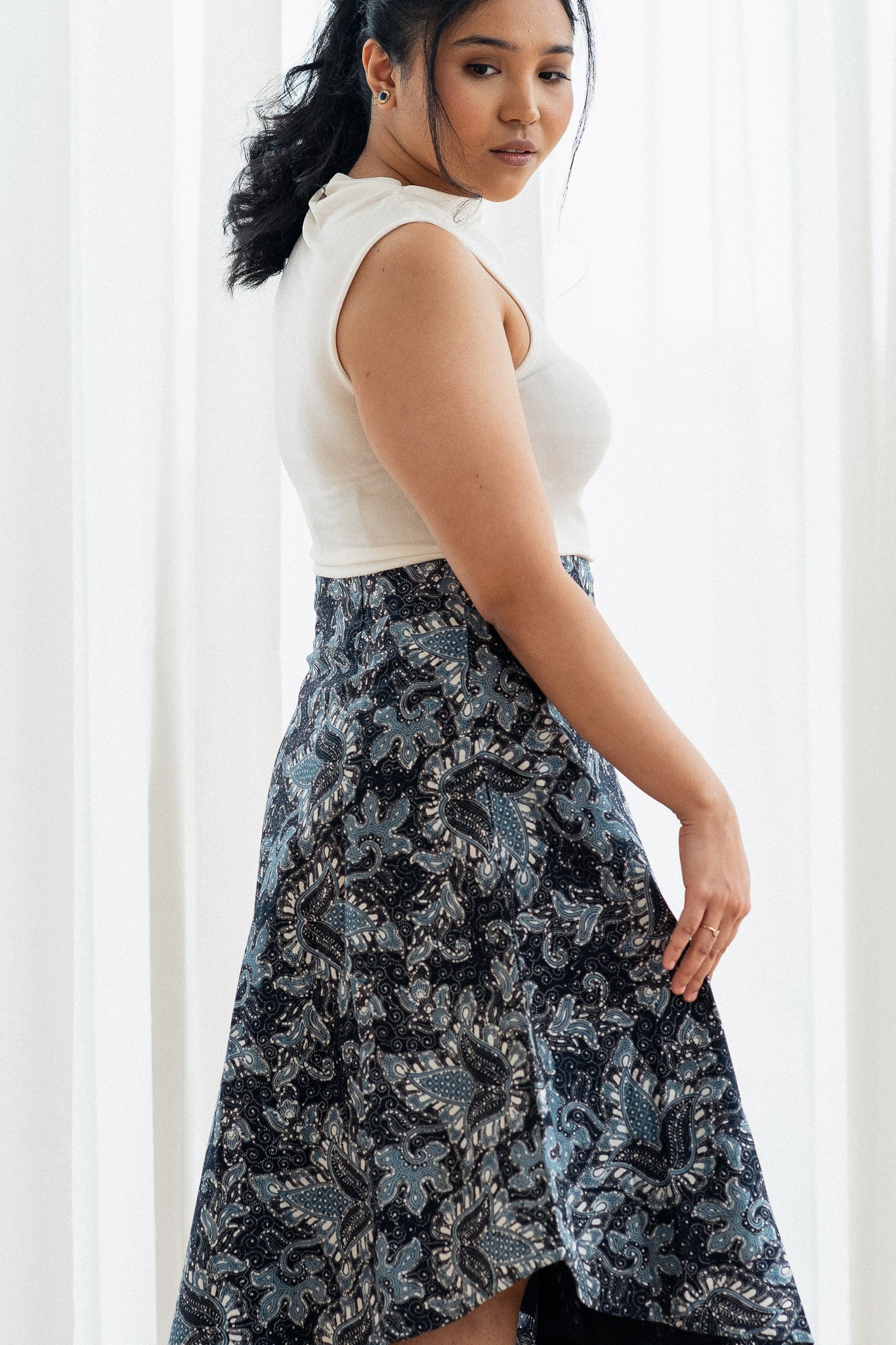 Batik Cascade Skirt | Lestari